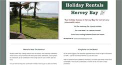 Desktop Screenshot of holidayrentalsherveybay.com.au