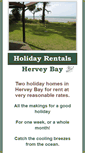 Mobile Screenshot of holidayrentalsherveybay.com.au